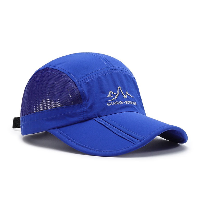 Tor Zur Wildnis Summer Outdoor Protection Casual Sports Sun Foldable Brim Breathable Quick-Dry Baseball Mesh Hat_voghion.com