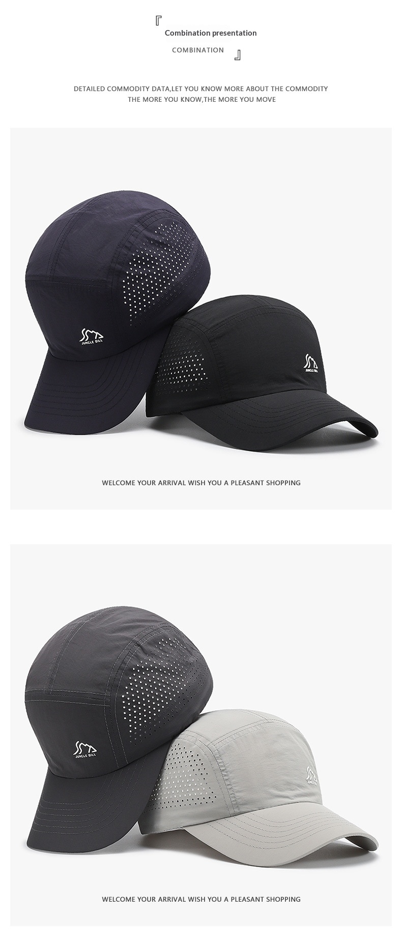 Quick-drying Baseball Cap For Outdoor Sports And Mountain Peak_voghion.com