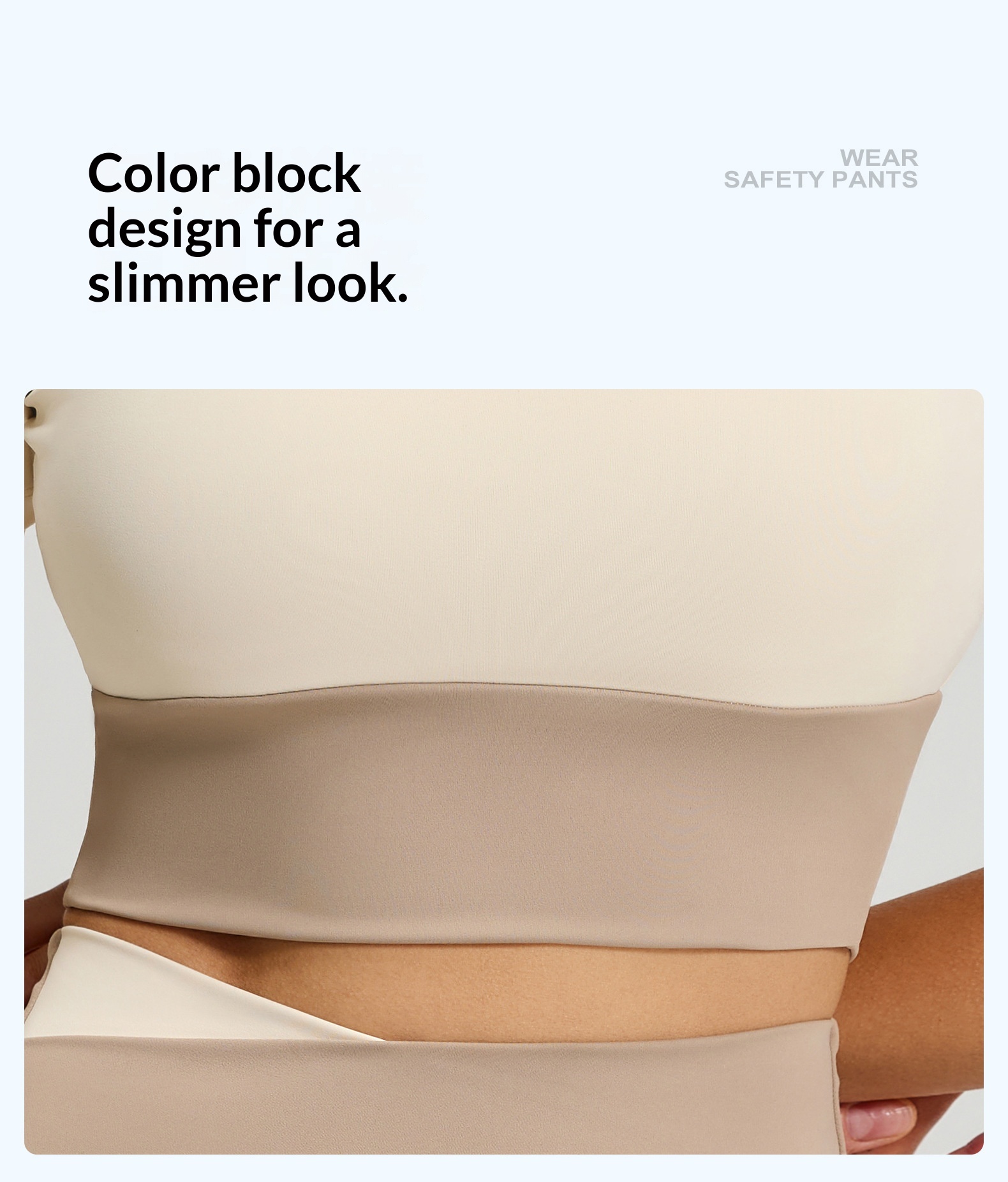 Juyitang Color Block Zweiteiliges Yoga-Kurzarm-Top mit Brustpolster für Outdoor-Training und Sport für Damen_voghion.com