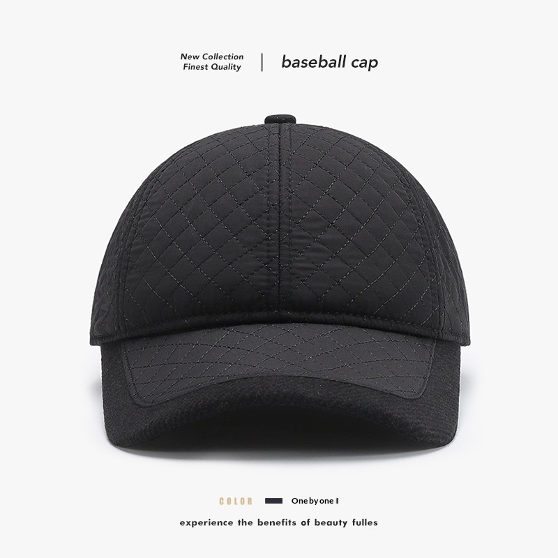Tor Zur Wildnis Winter Middelbare leeftijd Oudere Mannen, Oorbeschermende Baseballpet voor Ouderen, Dikke Warme Pet voor Herfst en Winter, Dad Hat_voghion.com