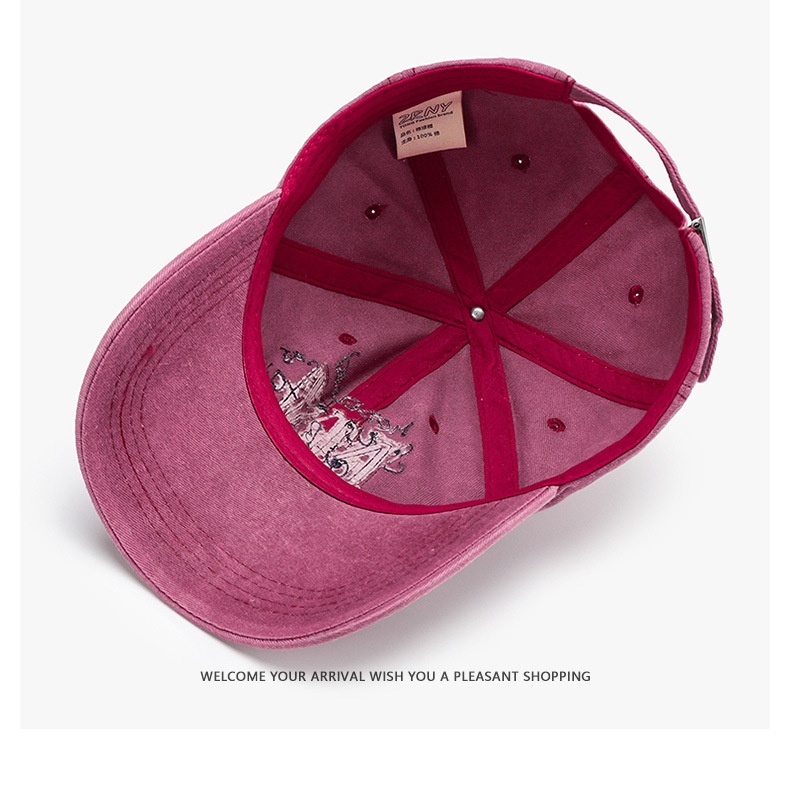 Embroidered Baseball Cap Winter Style Unisex Sunshade Hat_voghion.com