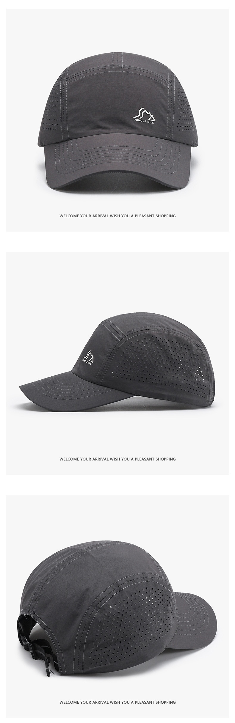 Quick-drying Baseball Cap For Outdoor Sports And Mountain Peak_voghion.com