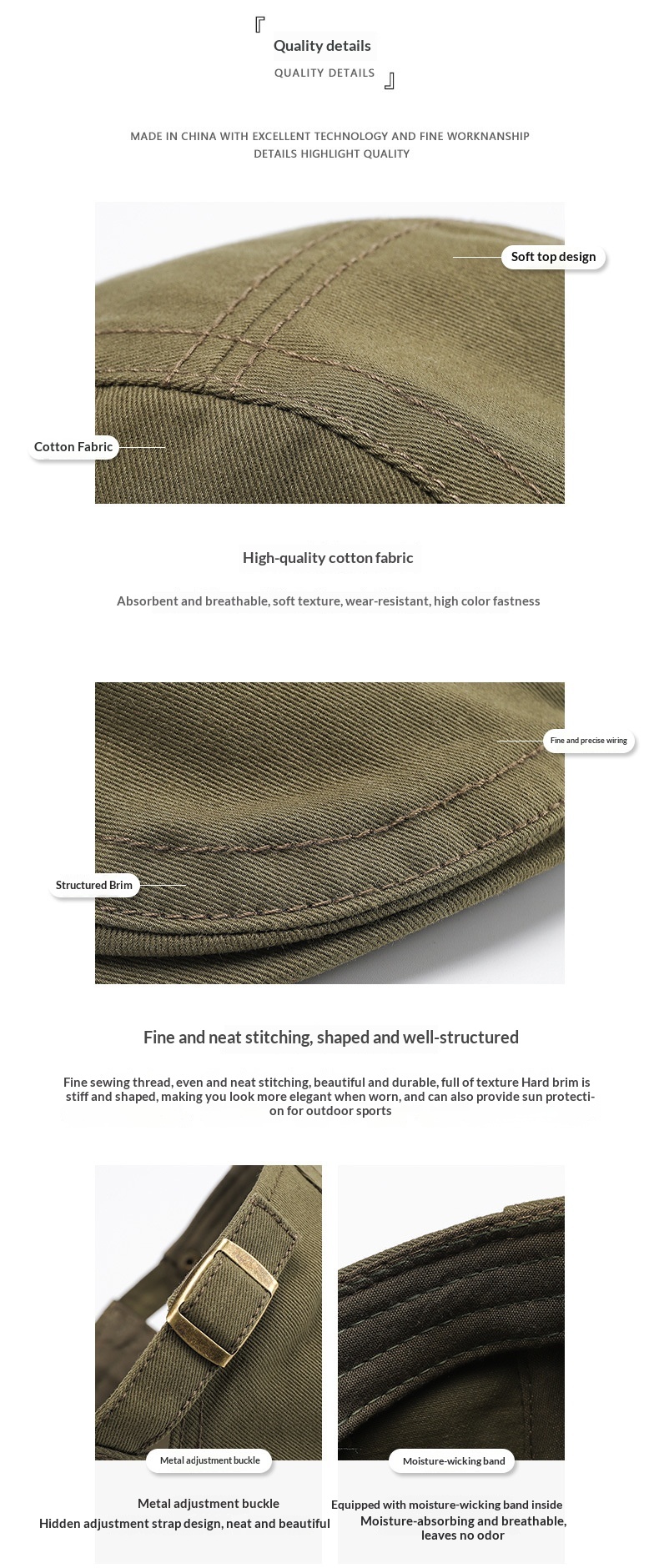 Tor Zur Wildnis New Four Seasons Forward European And American Style Retro Unisex Casual Fashion British Beret Sunshade Cross-Border Hat_voghion.com