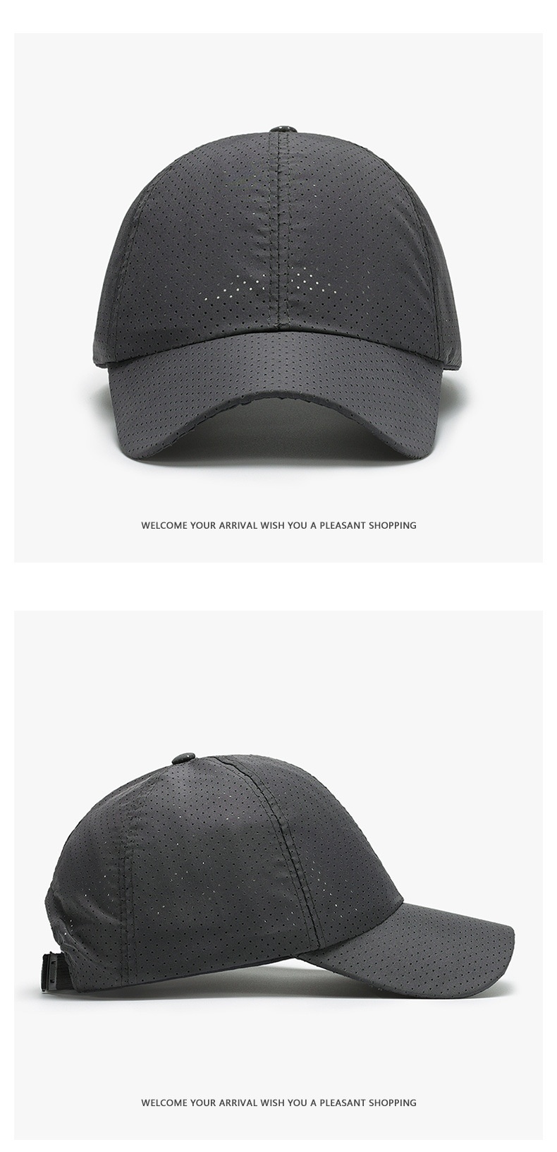 Ventilerande baseballkeps med snabbtorkande material för herr_voghion.com
