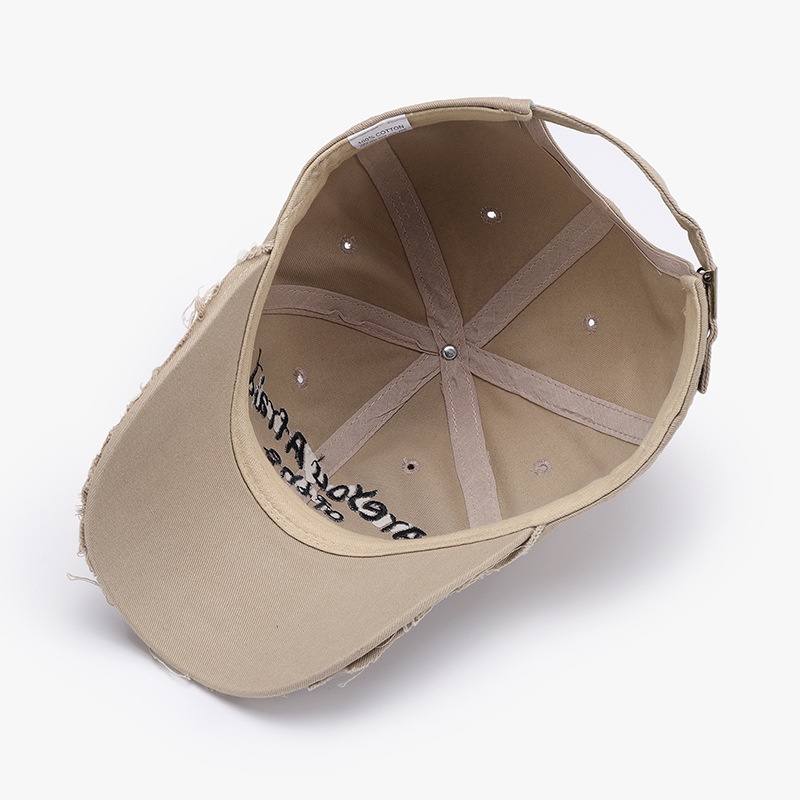 Tor Zur Wildnis Outdoor Personality Women's Large Hat Baseball Street Style Face Slimming Letter Embroidery Curved Brim Student Duckbill_voghion.com