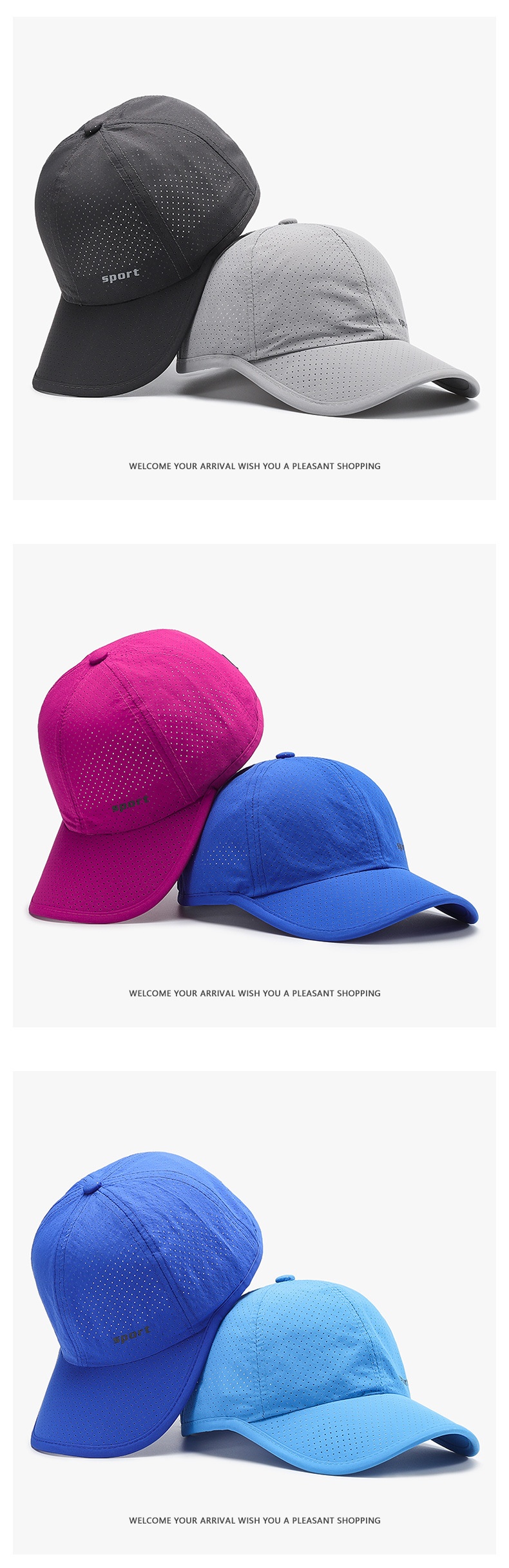Baseball Cap Sun Protection Hat Lightweight Quick-dry For Outdoor_voghion.com