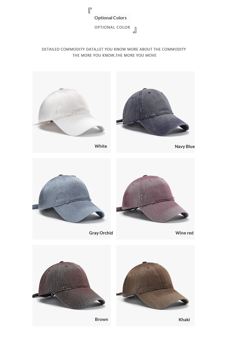 Gewassen vintage baseballpet voor dames in retro stijl_voghion.com