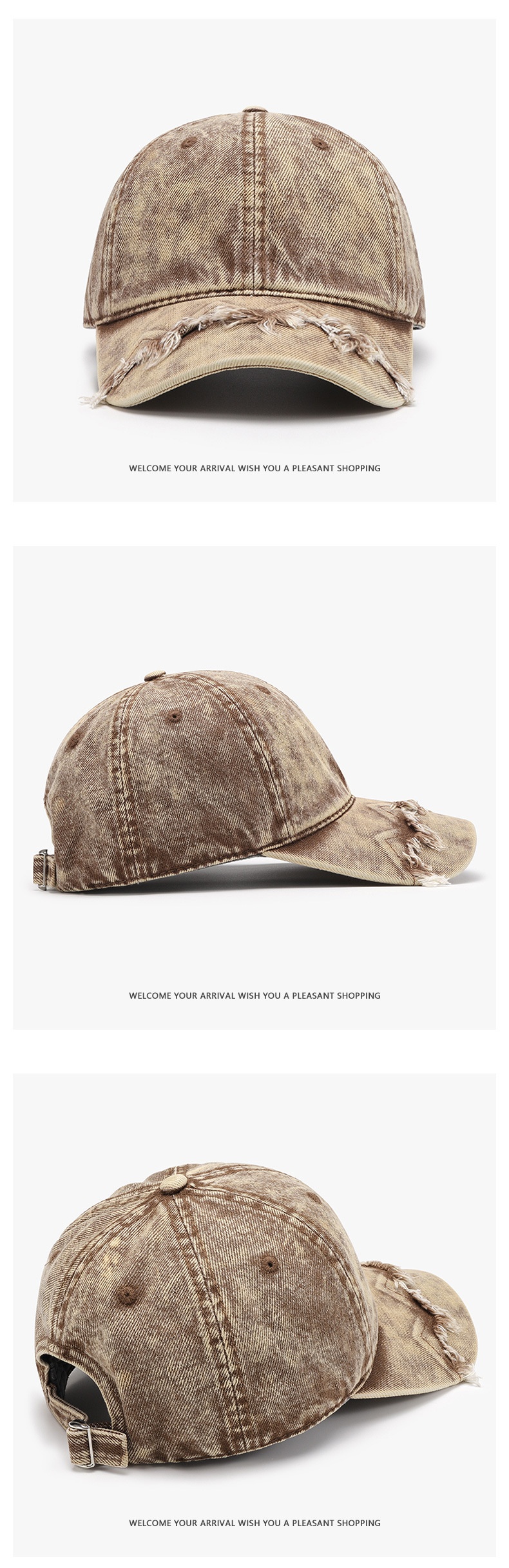 Distressed basebollkeps för herr outdoor bomull vintage_voghion.com