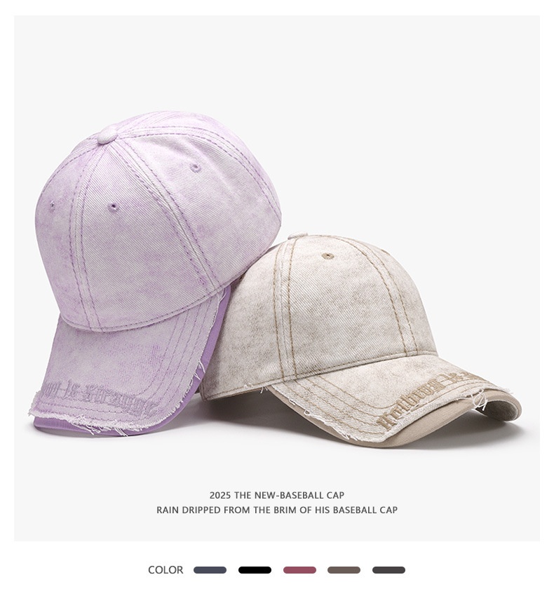 Personalised Baseball Cap With Letter Embroidery For Outdoor Wear_voghion.com