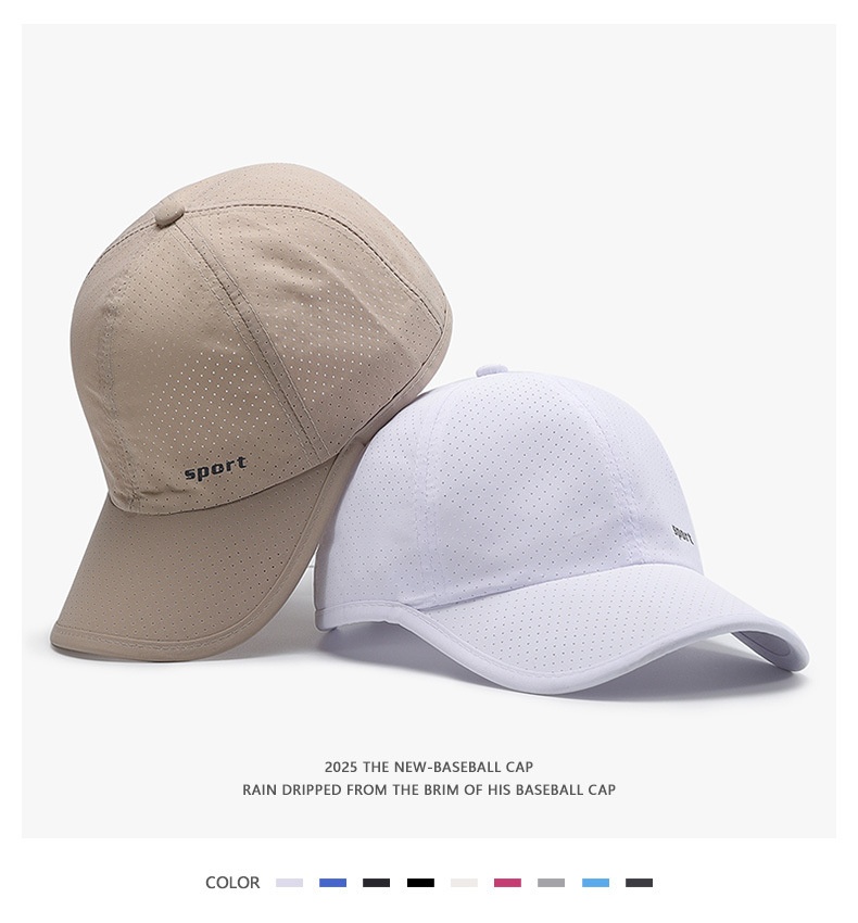 Baseball Cap Sun Protection Hat Lightweight Quick-dry For Outdoor_voghion.com