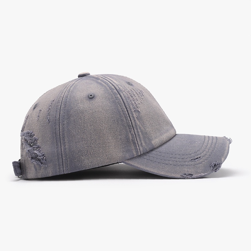 Gorra Tor Zur Wildnis de primavera y otoño, suave, lavada, para mujer, estilo vintage, de béisbol, para hombre, versátil, transpirable, con visera de pato._voghion.com