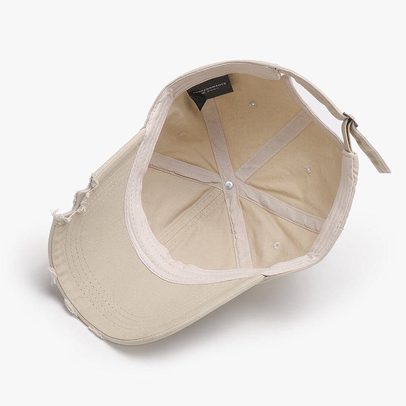 Tor Zur Wildnis Nw Big Plain Washd Basball With Hols Soft Top For Mn And Womn Outdoor Vrsatil Brathabl Duckbill Cap_voghion.com