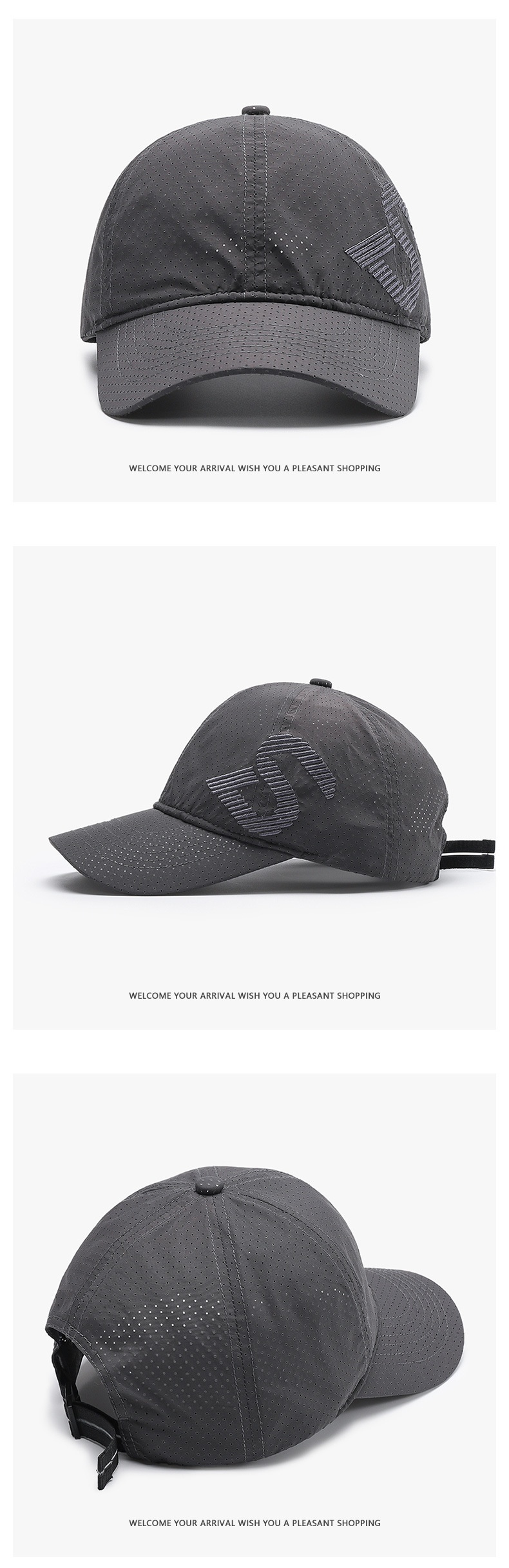 Ventilerande baseballkeps för solskydd utomhus_voghion.com