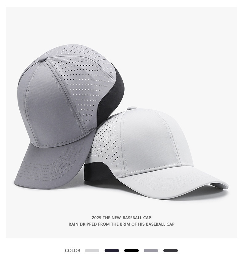 Breathable Quick-dry Baseball Cap Sun Protection Duckbill Hat_voghion.com