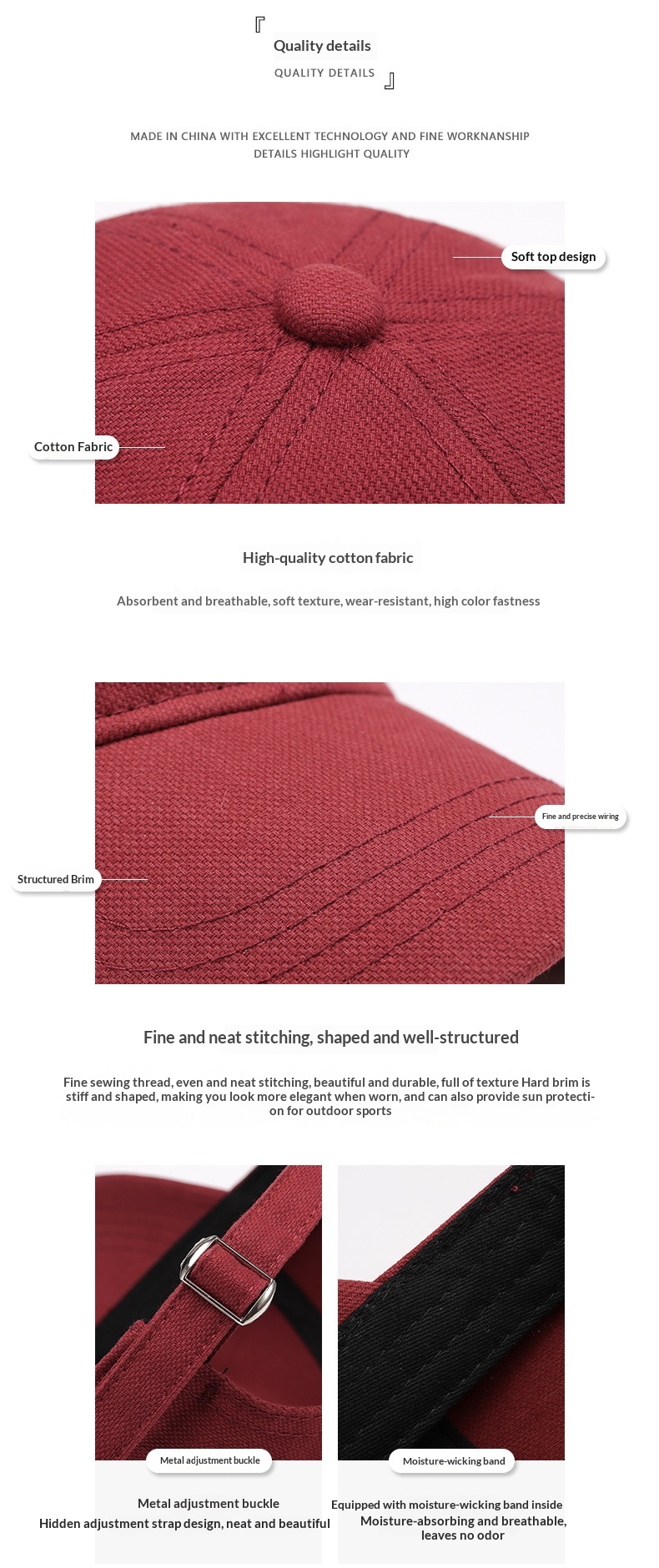 Baseball Cap For Men And Women Spring Outdoor Sunshade Hat_voghion.com