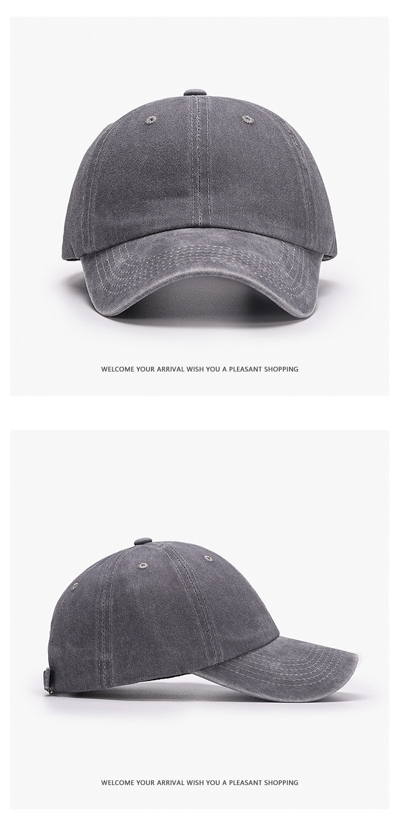 Tor Zur Wildnis Washed Coated Plain Brim Embroidery Sunshade Cap Custom Versatile Simple Retro Unisex Baseball Hat_voghion.com