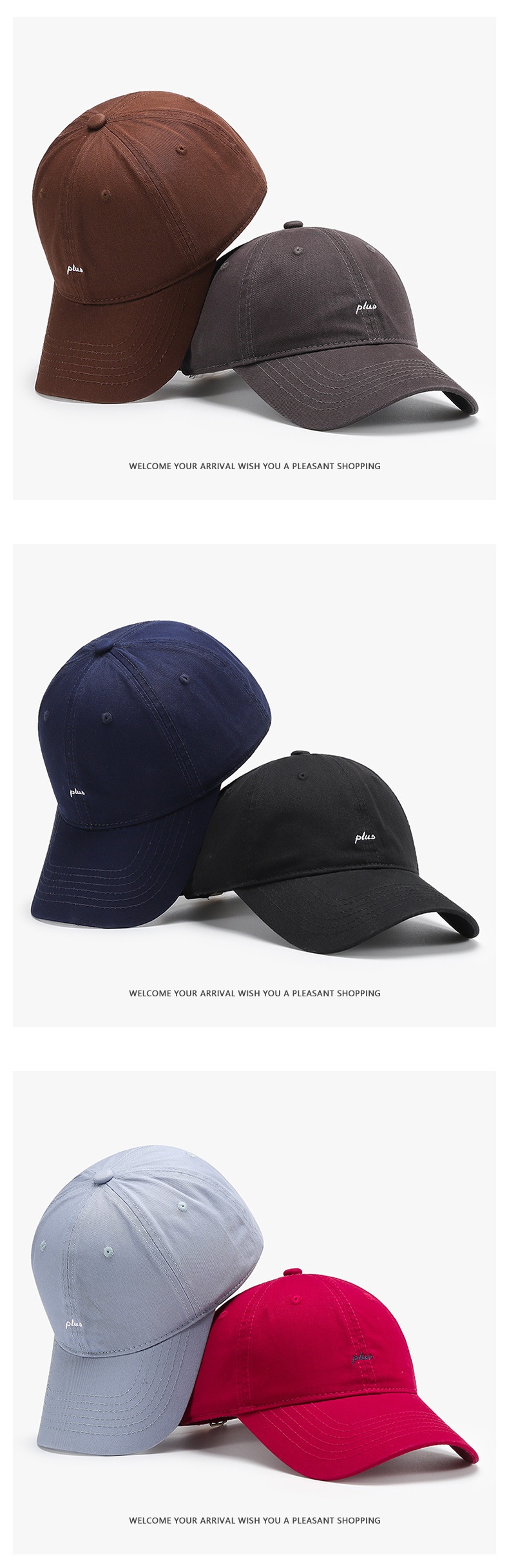 Cappellino da baseball ricamato per donna stile casual versatile_voghion.com