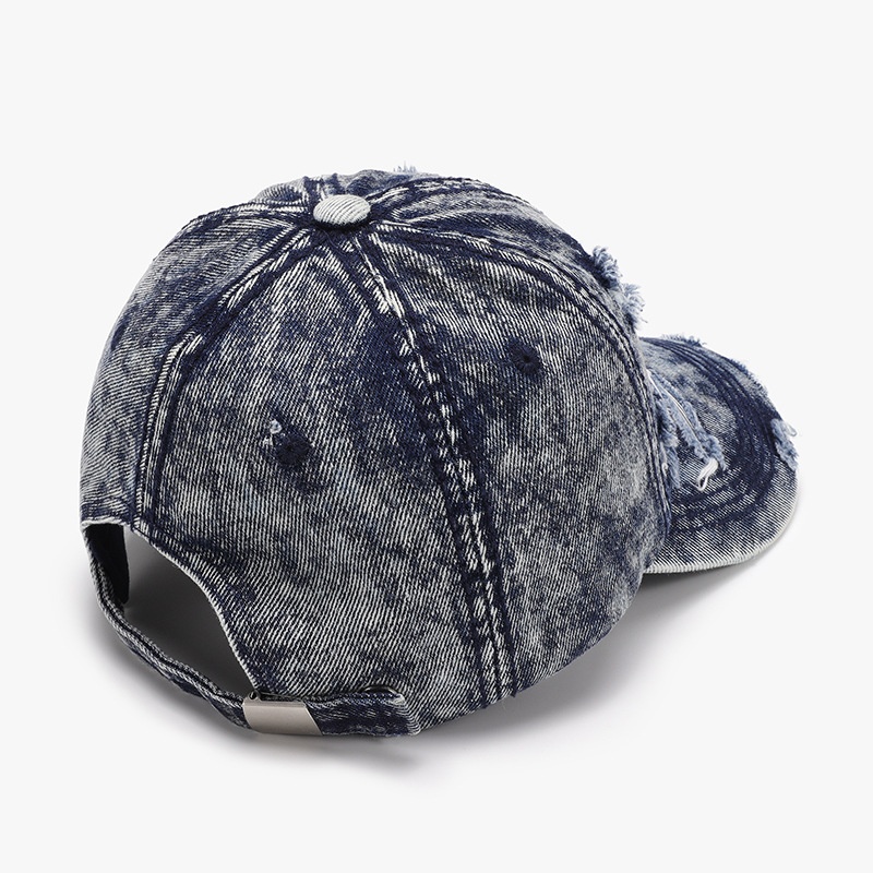 Tor Zur Wildnis Washed Distressed Heren Cross-Border Outdoor Veelzijdige Ademende Baseballpet Lente Herfst Dames Grote Hoofd_voghion.com
