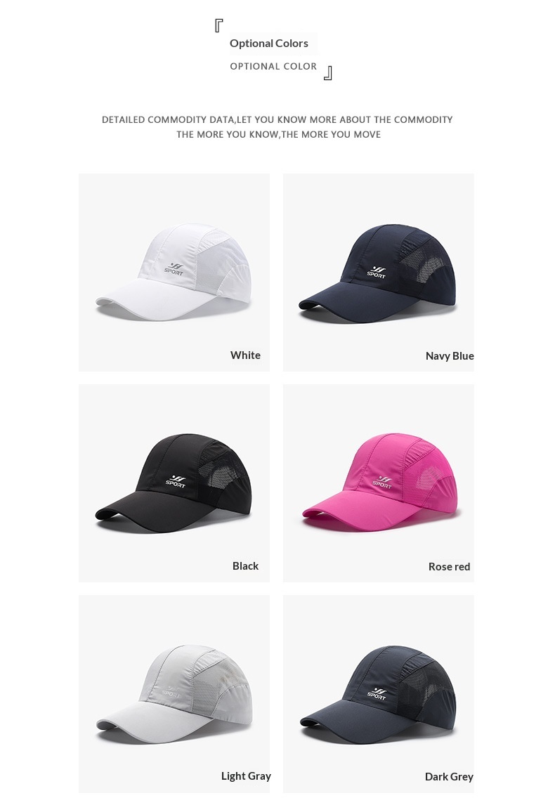 Tor Zur Wildnis Men Summer Thin Sunshade Outdoor Quick-Dry Hat Women Casual Breathable Protection Fishing Sun Baseball Cap_voghion.com