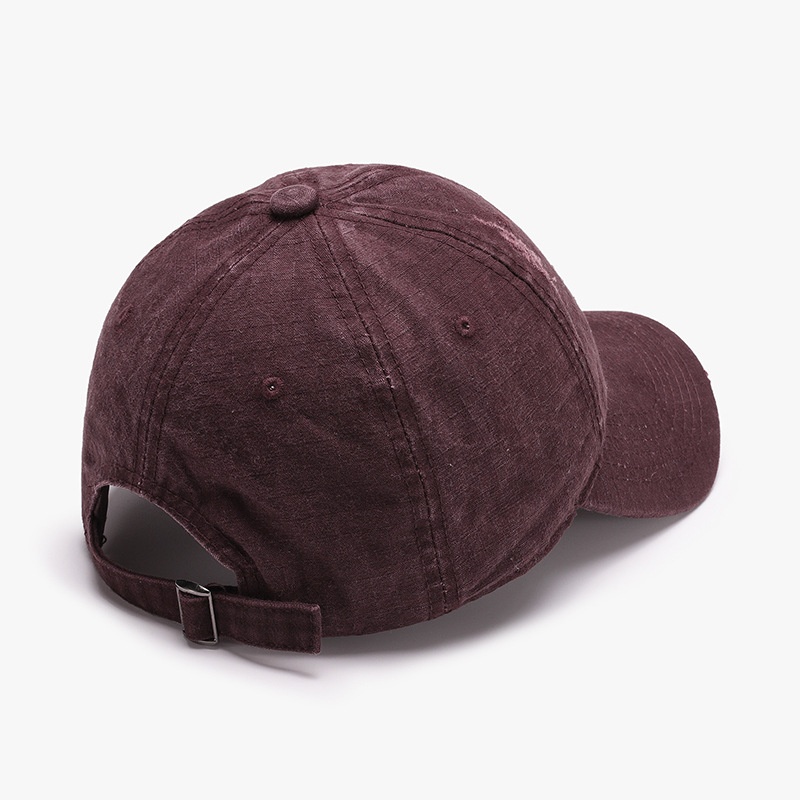 Tor Zur Wildnis Washed Distressed Plain Men's Baseball Spring Black Soft Top Cross-Border Outdoor Travel Versatile Breathable Duckbill_voghion.com