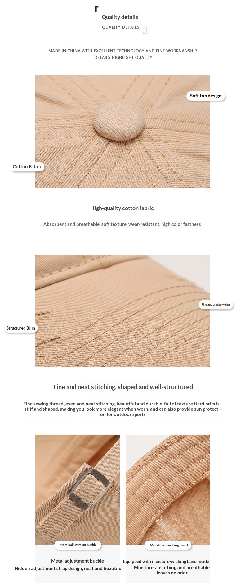 Vintage basebollkeps med broderade bokstäver och sliten look_voghion.com