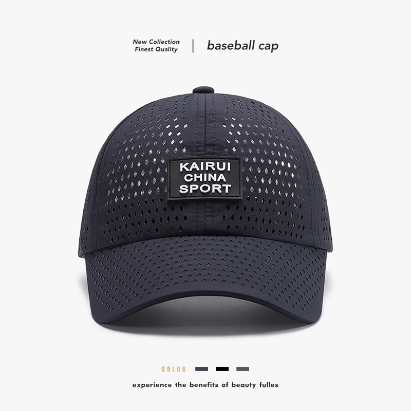 Gorra de béisbol Tor Zur Wildnis, nueva, transpirable, de malla perforada en forma de diamante, de secado rápido, para deportes al aire libre, para hombres y mujeres._voghion.com