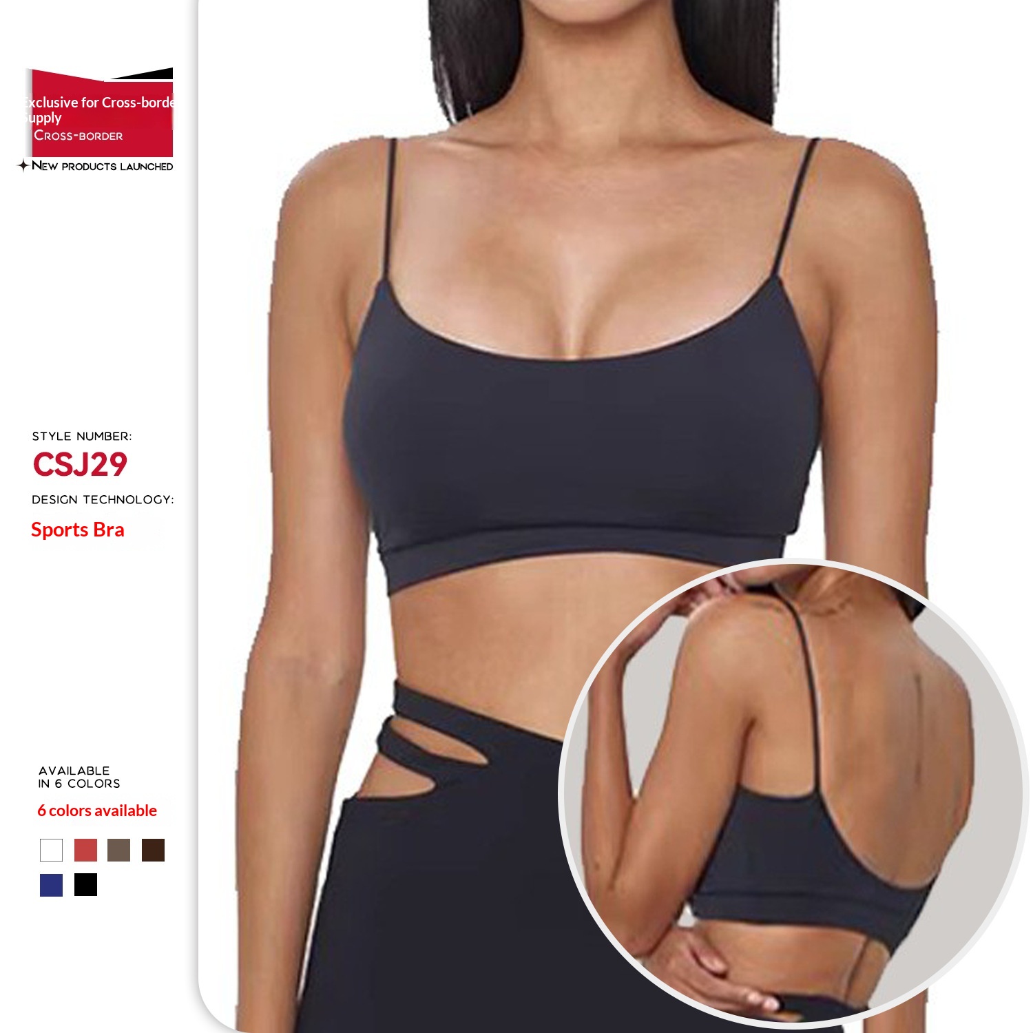 Tor Zur Wildnis Cross-Border Barely There Shock-Absorbing With Beautiful Back Design, Fitness-Specific Yoga Sports Bra For Women,_voghion.com