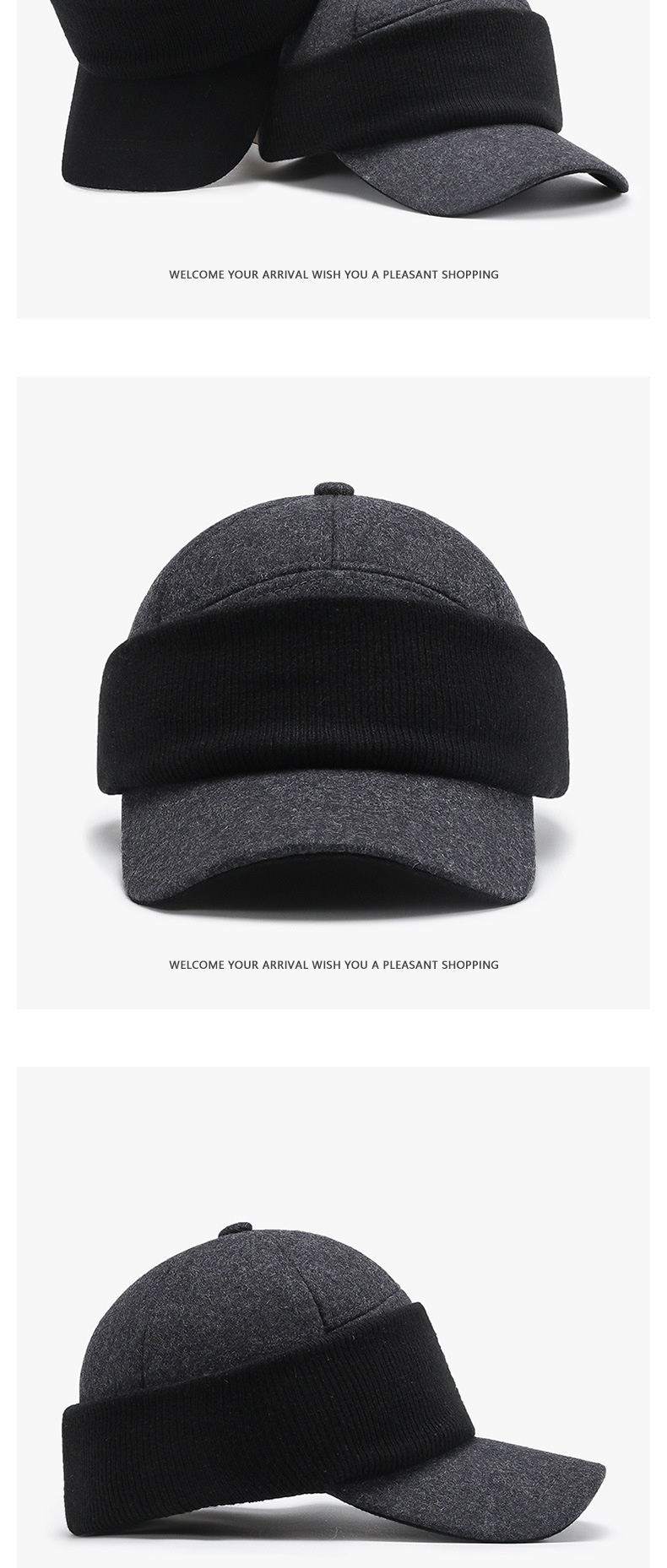 Winter Warm Baseball Cap For Elderly Men With Face Protection_voghion.com