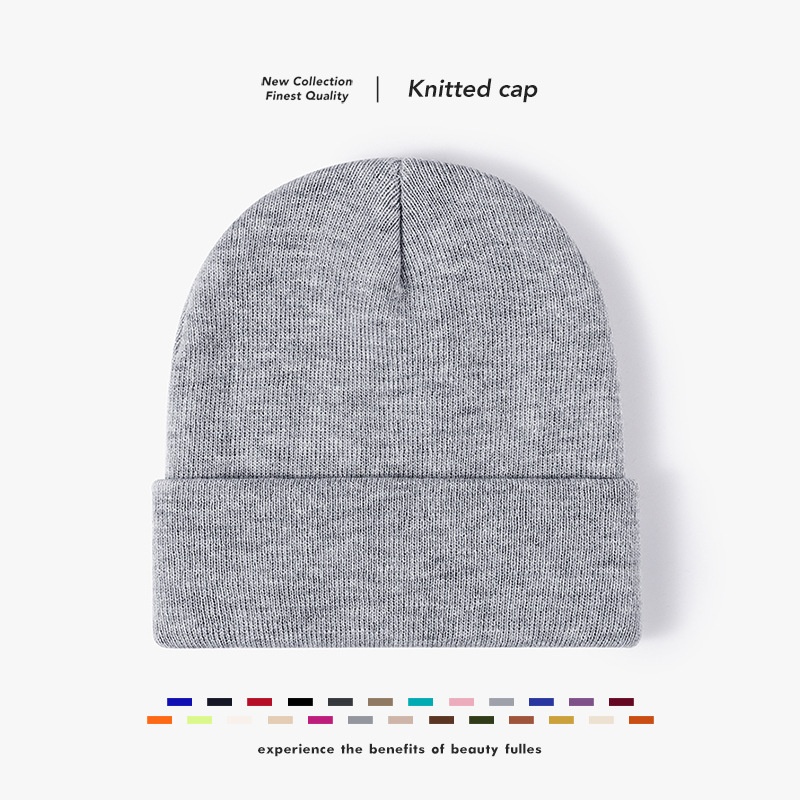 Gorro de lana versátil y sencillo para hombre, estilo europeo y americano, para invierno, con protección auditiva cálida para exteriores._voghion.com