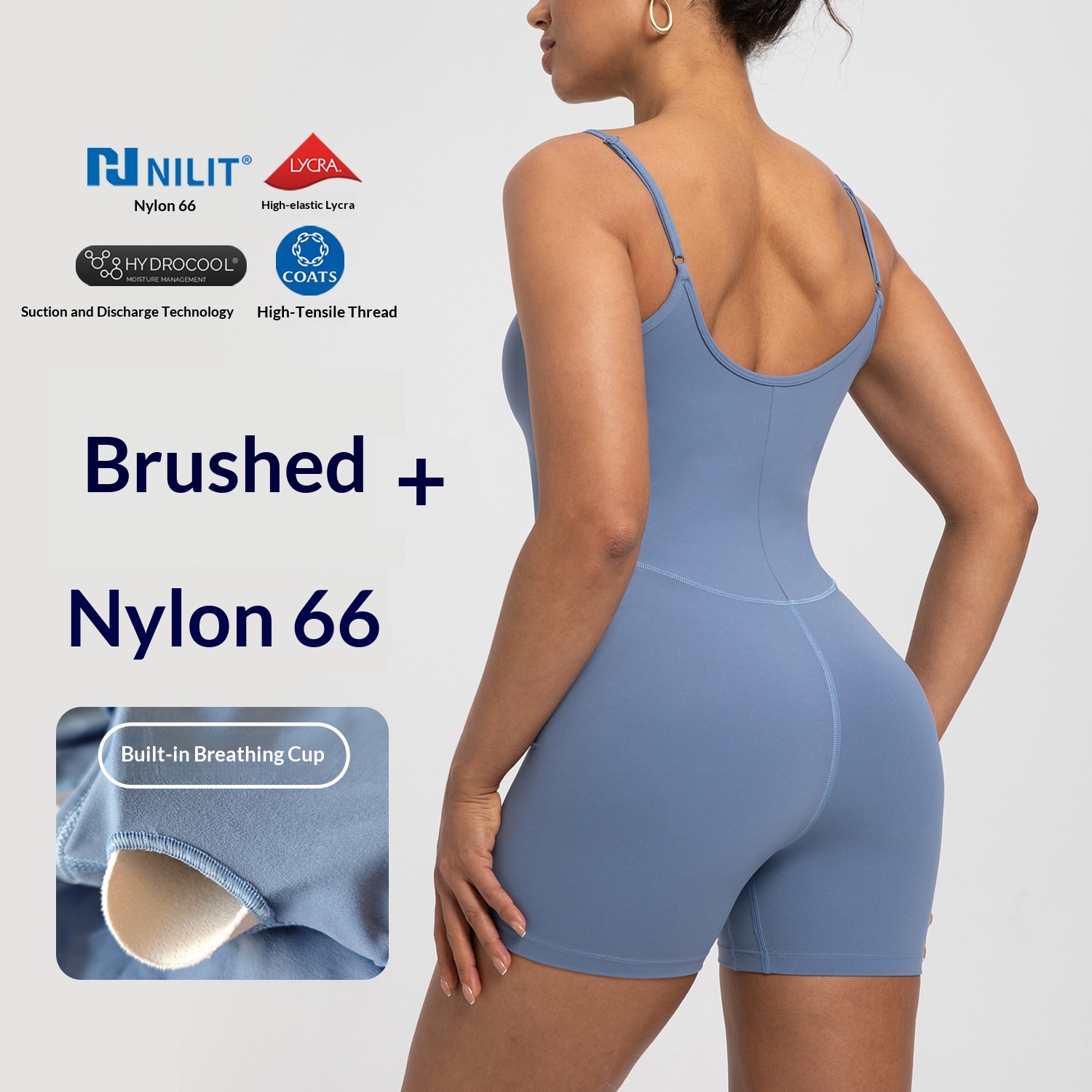Athena Lulu Yoga Wear Women NlLlT With Chest Pad Barely There High Waist Quick Dry Wicking Sports Fitness Bodysuit_voghion.com