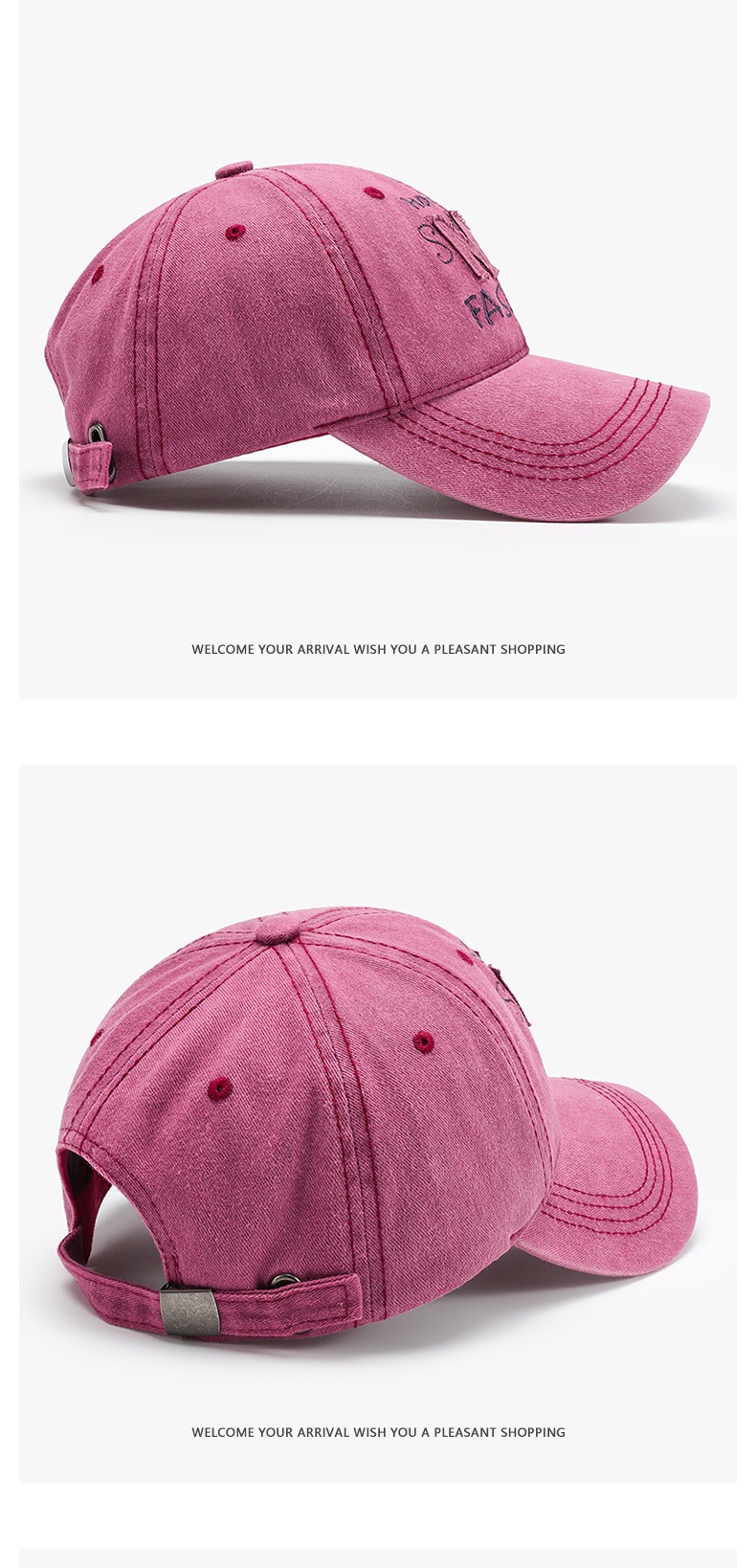 Embroidered Baseball Cap Winter Style Unisex Sunshade Hat_voghion.com
