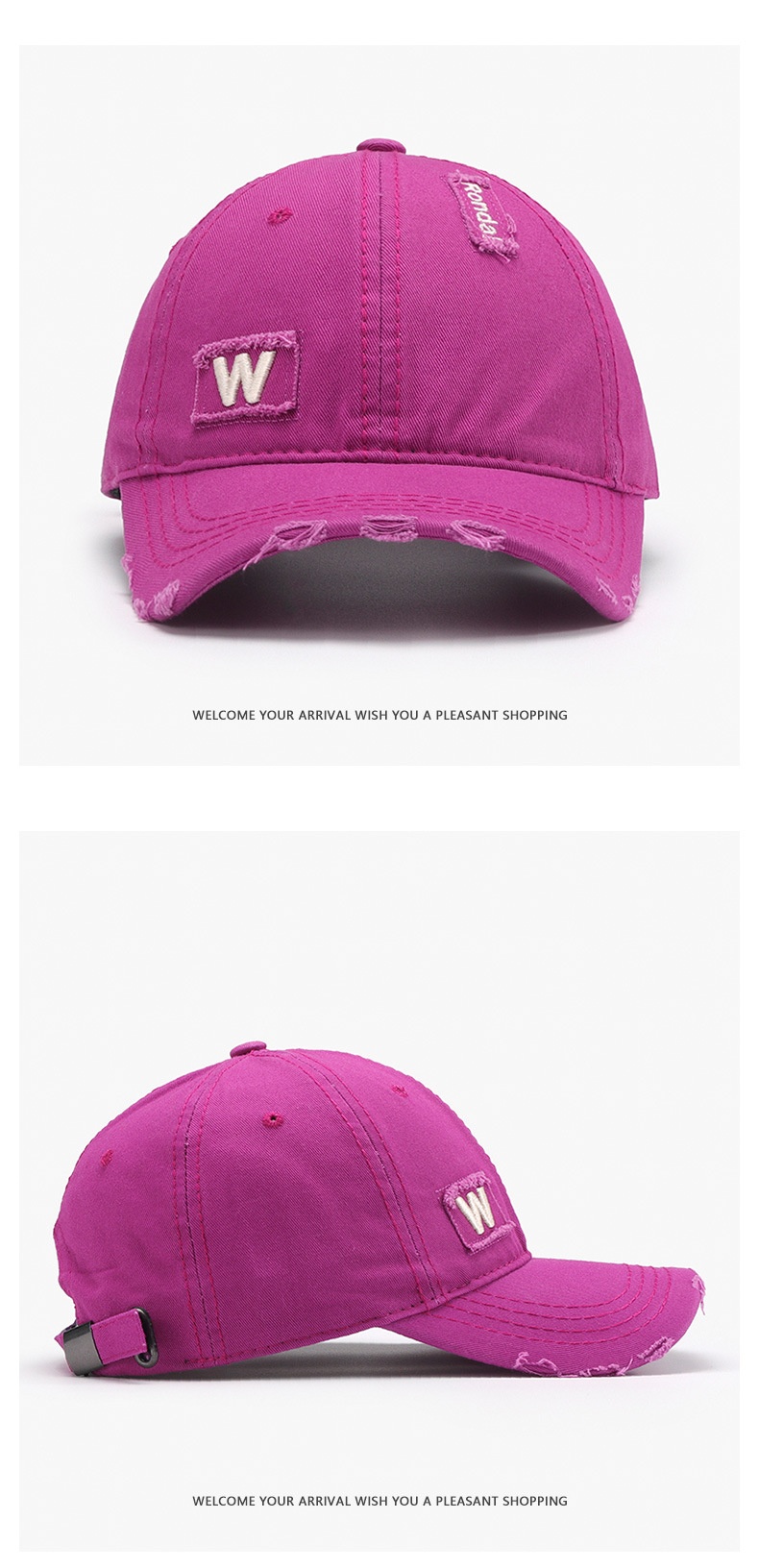 Cappellino da baseball viola per uomo e donna con ricamo_voghion.com