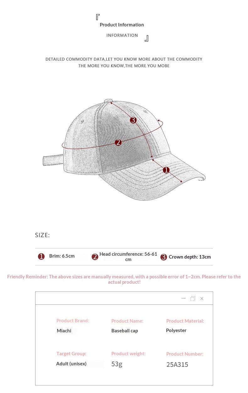 Ventilerande baseballkeps med snabbtorkande material för herr_voghion.com
