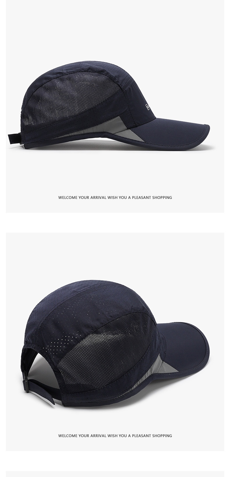 Quick Dry Sports Cap Unisex Breathable Baseball Hat For Outdoor_voghion.com