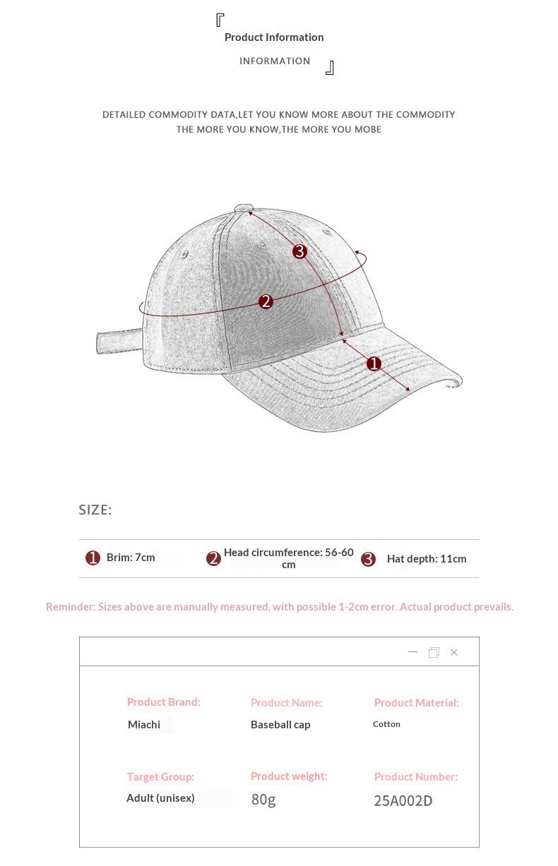 Duckbill Cap Women Retro Style Plain Baseball Cap Spring Summer_voghion.com