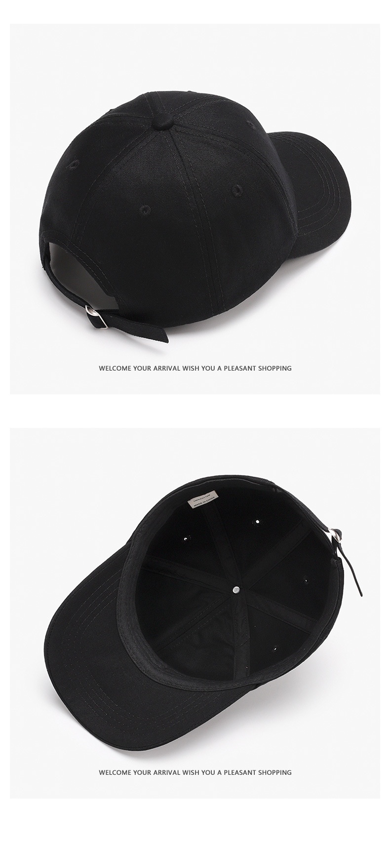 Baseball Cap Breathable Curved Brim Unisex Plain For All Seasons_voghion.com