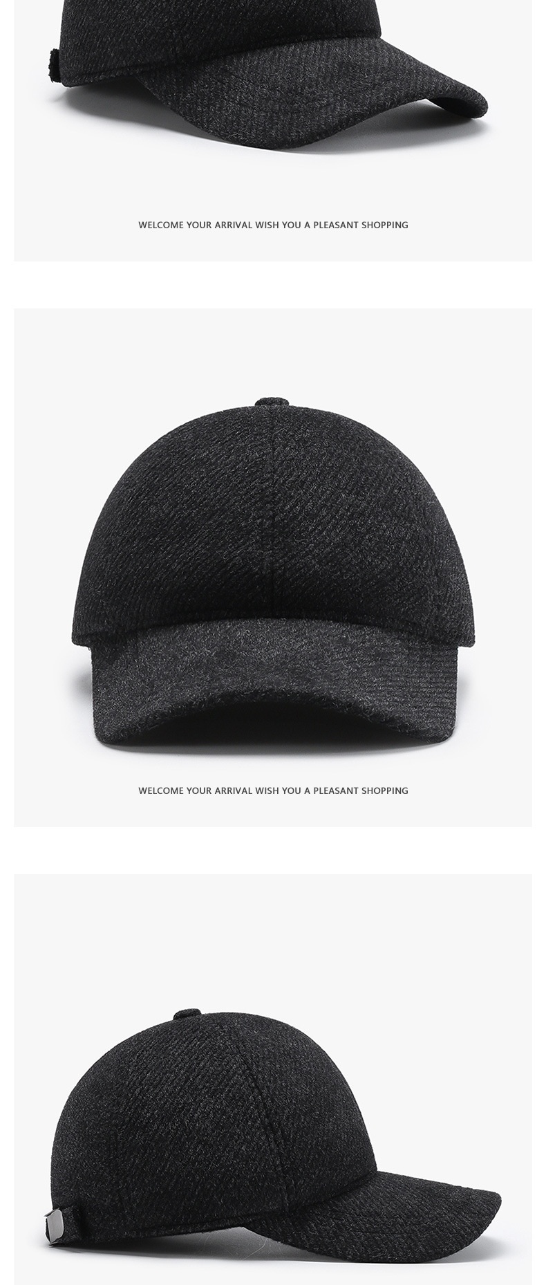 Tor Zur Wildnis Winter Warm Hat Middle-aged Elderly Men, Outdoor Cycling And Morning Walks, Cold-proof Ear Protection Cotton Hat,_voghion.com