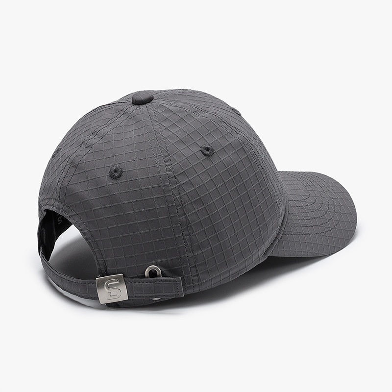 Tor Zur Wildnis Spring New Plaid Quick-Dry Hat Unisex Lightweight Breathable Embroidered S Letter Outdoor Fishing Baseball Cap_voghion.com