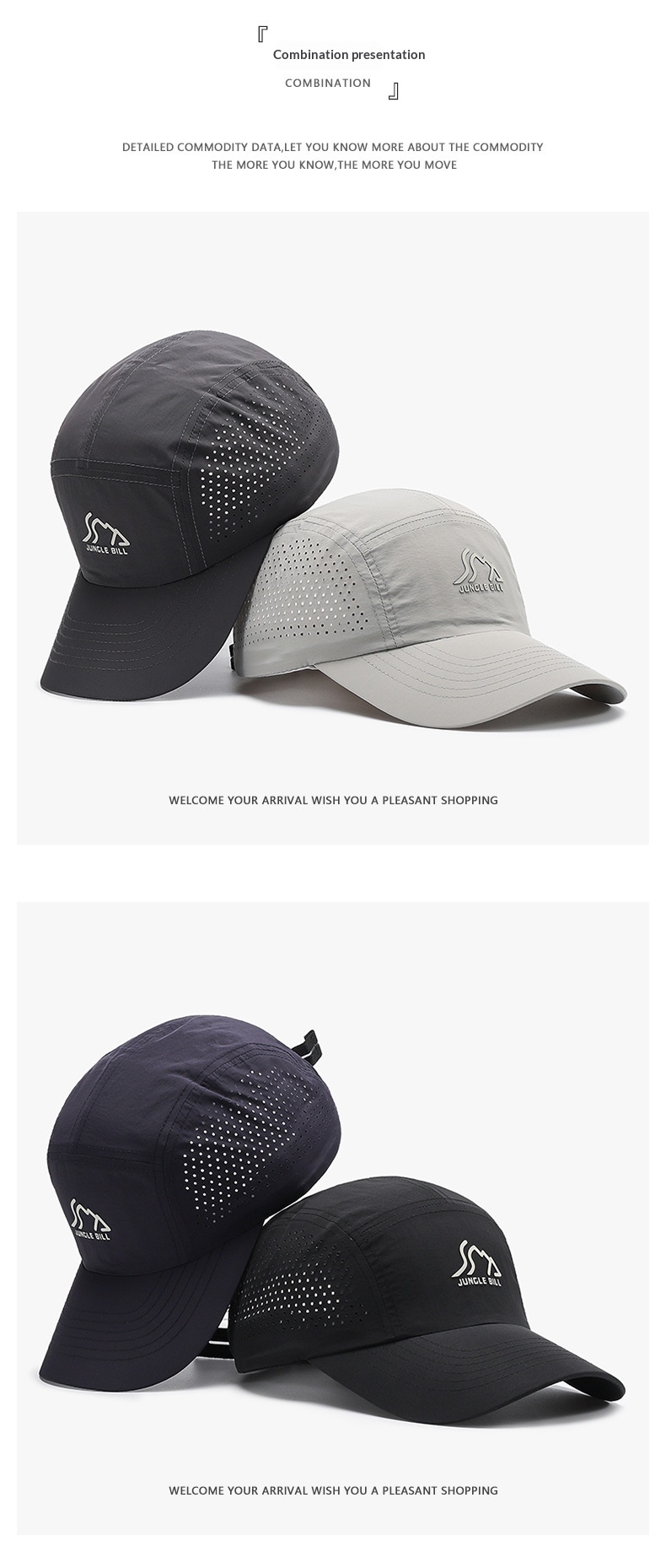 Outdoor Baseball Cap Waterproof Breathable Quick-dry Sun Protection_voghion.com