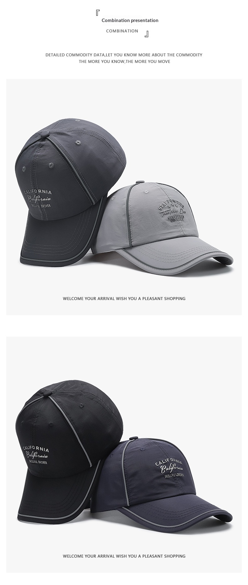 Baseball Cap Summer Unisex Breathable Lightweight Sun Hat_voghion.com