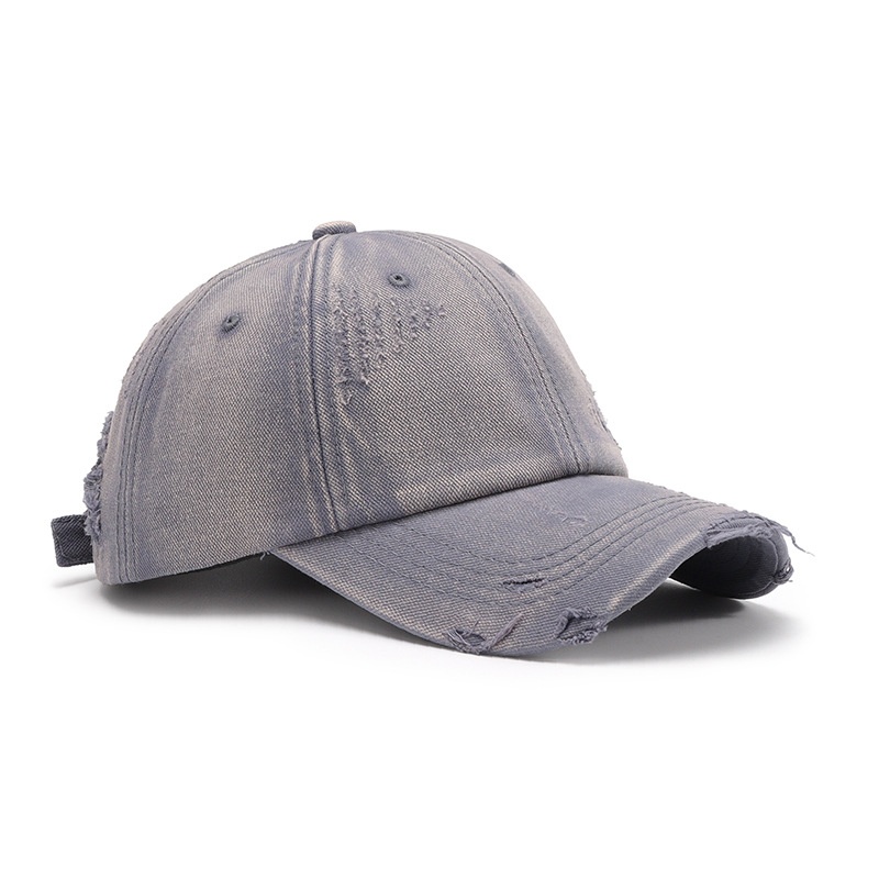 Gorra Tor Zur Wildnis de primavera y otoño, suave, lavada, para mujer, estilo vintage, de béisbol, para hombre, versátil, transpirable, con visera de pato._voghion.com