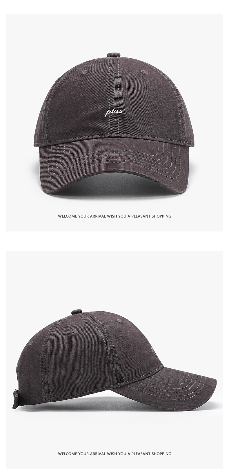 Cappellino da baseball ricamato per donna stile casual versatile_voghion.com