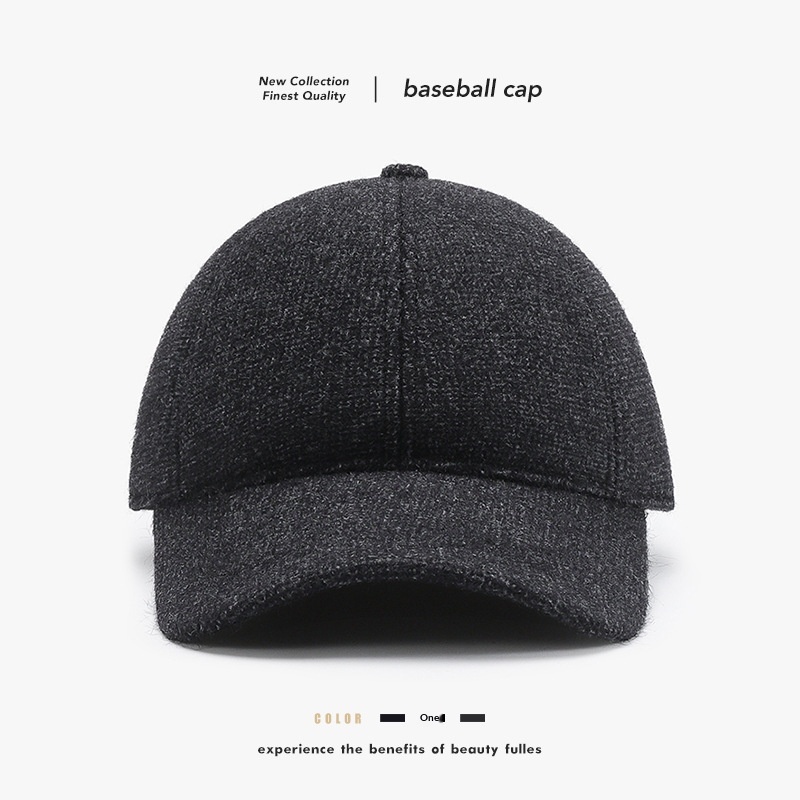 Tor Zur Wildnis Autumn And Winter Outdoor Sports Travel Warm Thickened Woolen Men's Baseball Cap Cross-Border Ear Protection Windproof_voghion.com