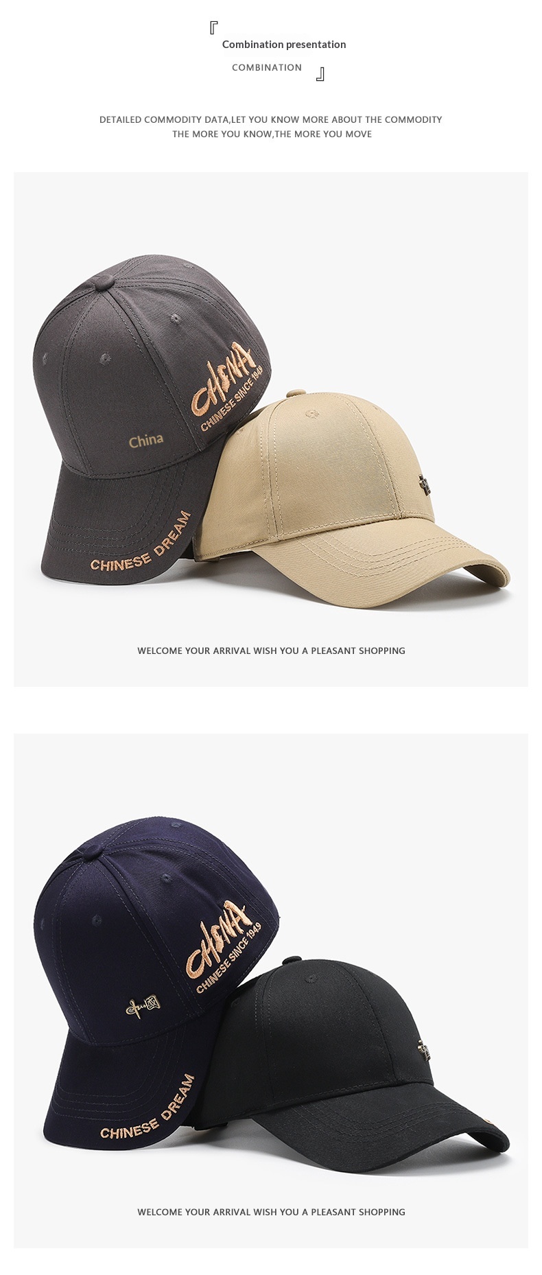 Baseball Cap Chinese Embroidery Style Sun Hat Men And Women_voghion.com