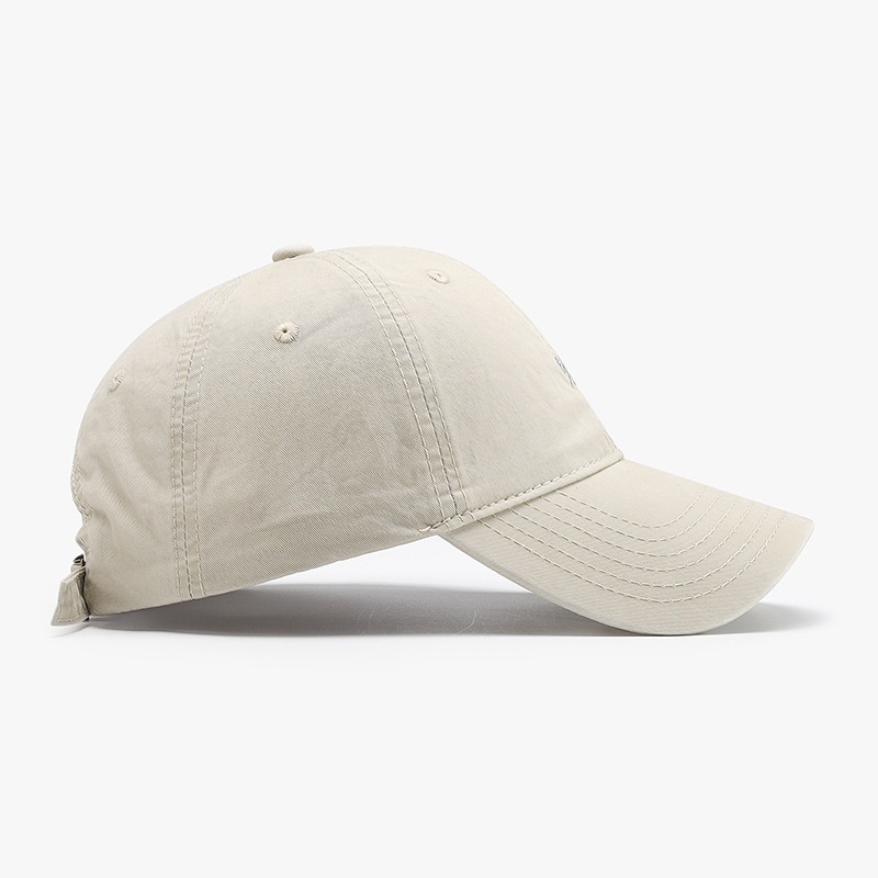 Tor Zur Wildnis Spring And Autumn New Soft Top Letter Embroidery Unisex Washed Duckbill Cross-Border Outdoor Curved Brim Baseball Cap_voghion.com