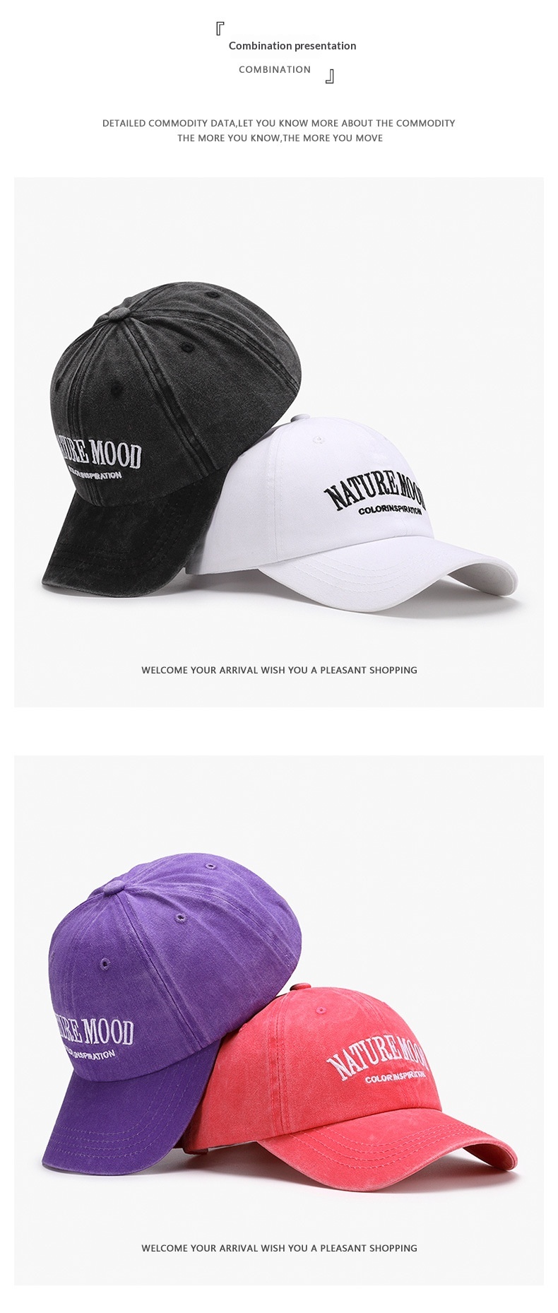 Retro baseball-lippis unisex kirjailulla ulkoiluun_voghion.com