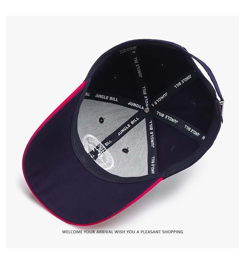 Baseball Cap With Letter Embroidery Large Fit For Men Autumn_voghion.com