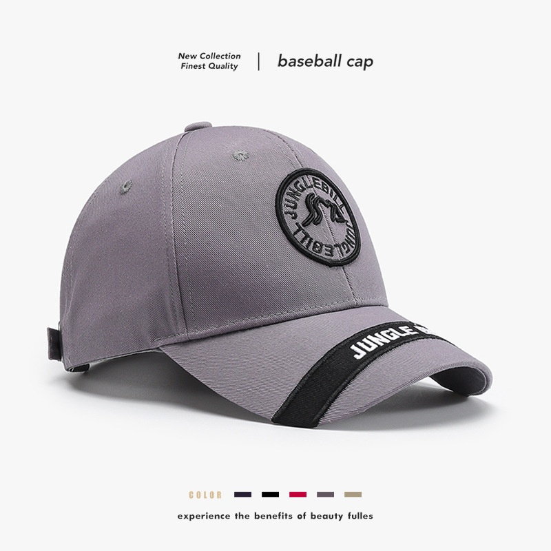 Tor Zur Wildnis New Hard Top Large Head Circumference Unisex American Football Team Cross-Border Outdoor Letter Embroidery Baseball Cap_voghion.com