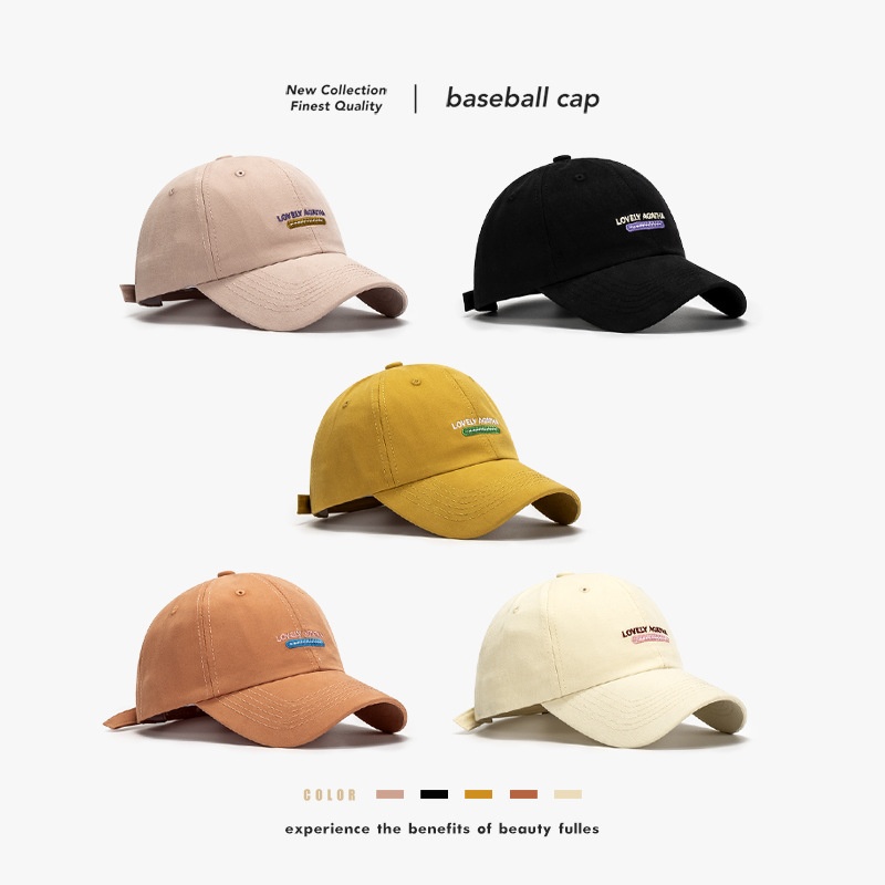 Tor Zur Wildnis Summer Outdoor Korean Style Letter Embroidery Women's Baseball Fashion Sun Protection Visor Hat Simple Face Slimming_voghion.com