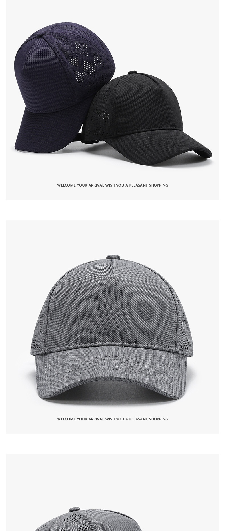 Baseball Cap Breathable Quick-dry Mesh Duckbill For Outdoor_voghion.com